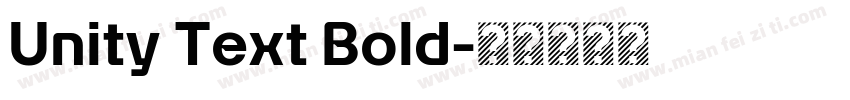 Unity Text Bold字体转换